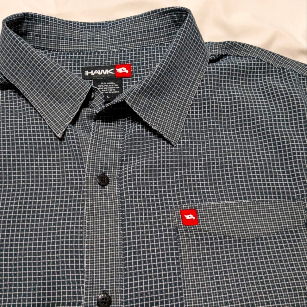 Hawk Men's Short Sleeve Shirt - Picture 3 of 5